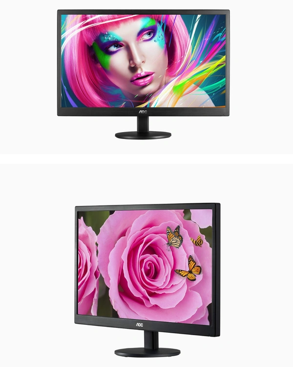 AOC E2270SWHN 21.5" (54.61 Cm) LED 1920 x 1080 Pixels Monitor  - Black
