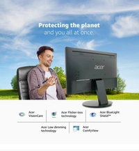Acer K202Q 19.5 Inch HD+ 1600x900 Pixels LCD Monitor - Black