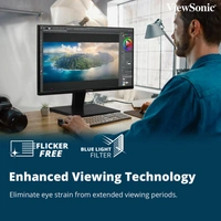 Viewsonic  ViewSonic VA2215-H 22 Inch Full HD 1080p LED AMD Freesync Monitor  - Black