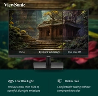 Viewsonic  ViewSonic VA3209-MH 32 Inch Full Hd IPS Freesync Wide Monitor  - Black