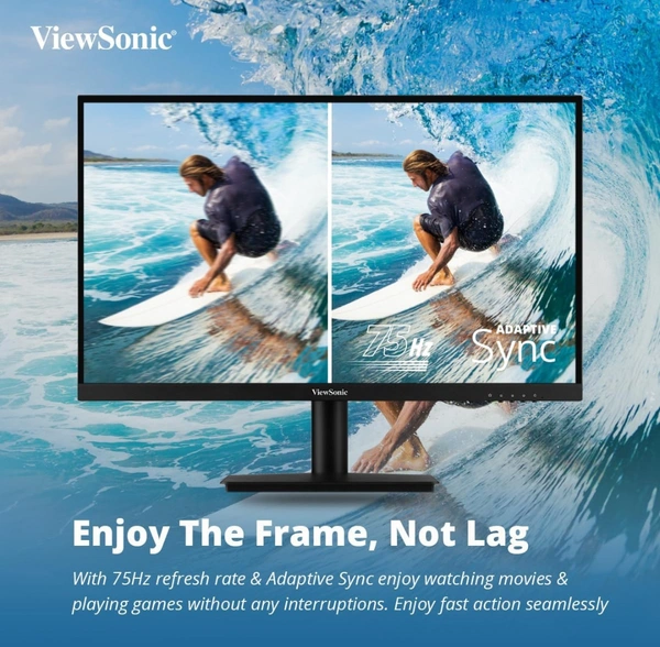 Viewsonic  ViewSonic VA3209-MH 32 Inch Full Hd IPS Freesync Wide Monitor  - Black