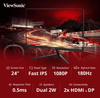 Viewsonic  ViewSonic VX2428J Omni 24 Inch FHD IPS Gaming Monitor  - Black