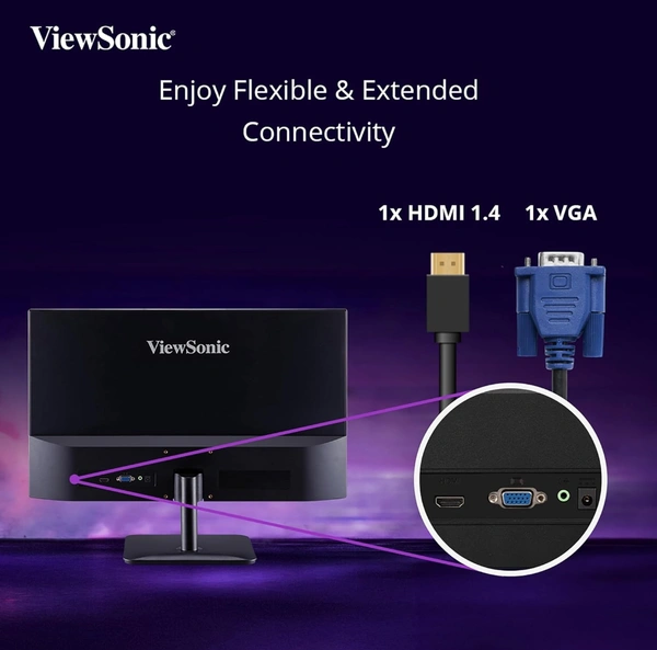 Viewsonic  ViewSonic VA2732-MH 27 Inch FHD IPS Home and Office Monitor  - Black