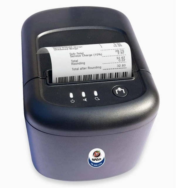 Wepsol WEP TH 400 Lite Thermal Receipt Printer  - Black