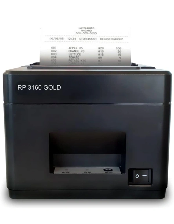 TVS ELECTRONICS RP3160 Gold Thermal Receipt Printer - Black