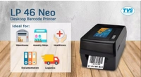 TVS ELECTRONICS LP 46 Neo Barcode Label Printer - Black