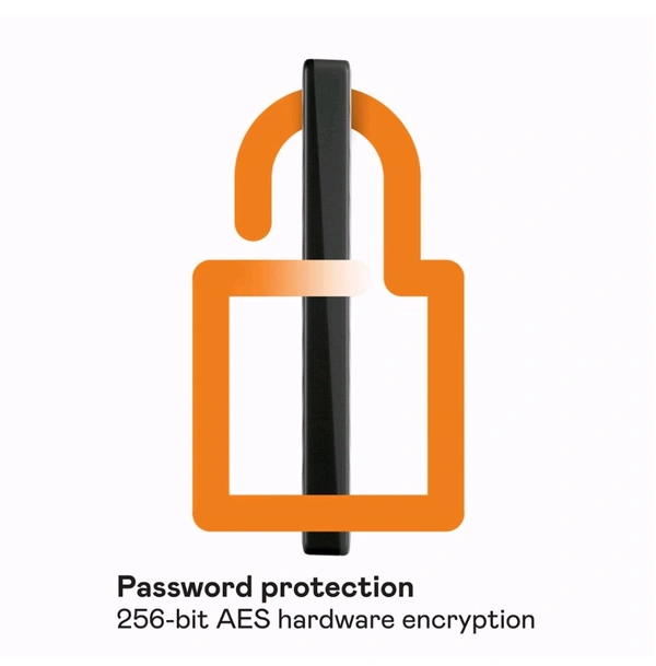 Western Digital  Hard Disk WD 2TB External Passport  - Black