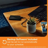 Western Digital  Hard Disk WD 2TB External Passport  - Black