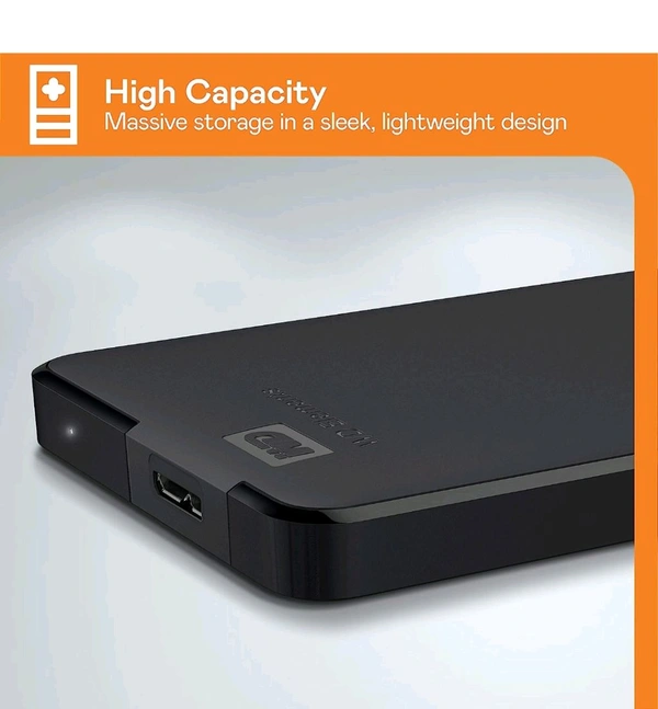 Western Digital  Hard Disk WD 2TB External Elements  - Black