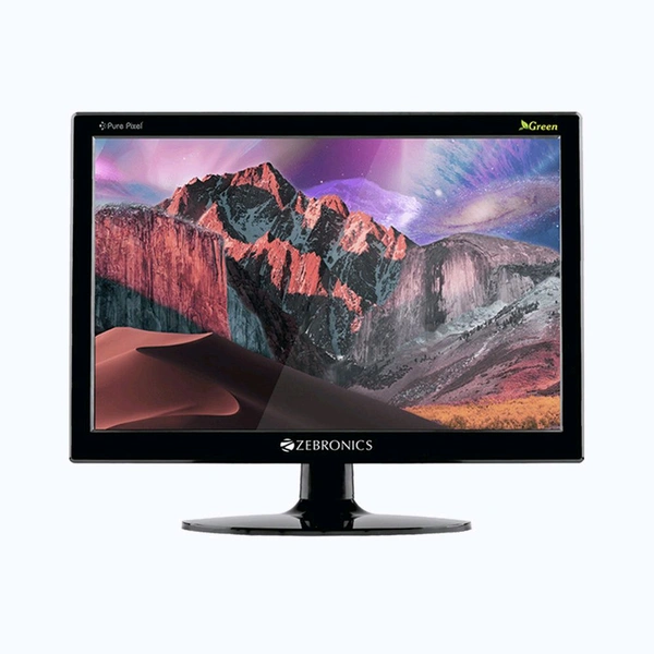 ZEBRONICS  Zebster ZEB-V16HD 15.4" HD 1280 x 800 Pixels LED Monitor - Black