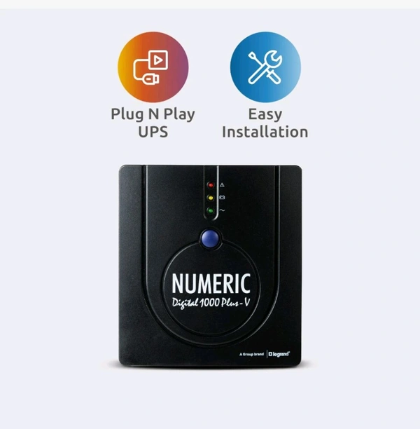 NUMERIC  UPS Numeric Digital 1000 Plus V 1000VA - Black