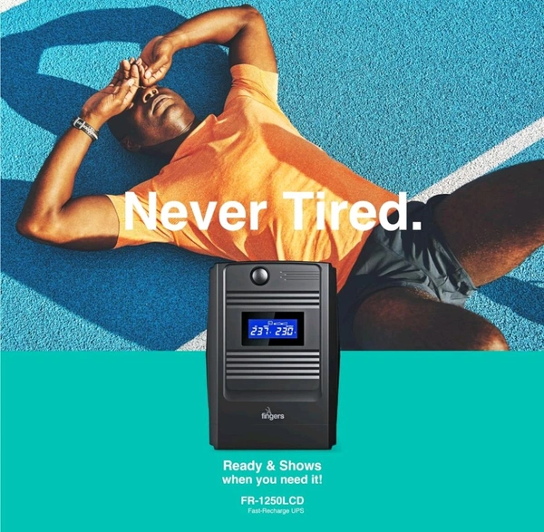 Fingers  UPS FINGERS FR-1250LCD 1.2KV - Black
