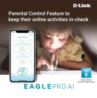 D-Link R03 N300 Eagle PRO 300Mbps AI Powered Wi-Fi Router 