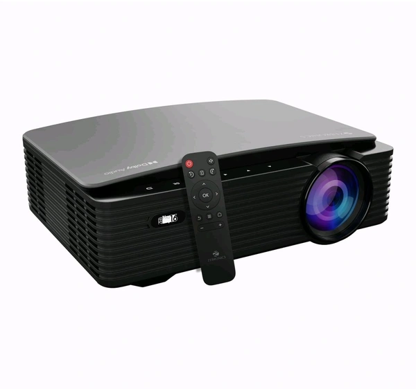 Zebronics  ZEBRONICS PIXAPLAY 16 Dolby 4K Smart LED Projector  - Black