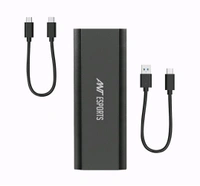 Ant Esports AENE201 M.2 NGFF & NVMe SSD Enclosure USB 3.1 - Black