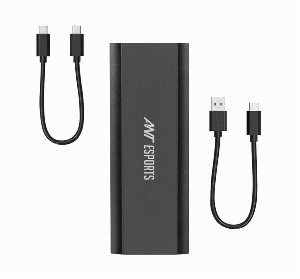 Ant Esports AENE201 M.2 NGFF & NVMe SSD Enclosure USB 3.1 - Black