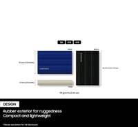 SAMSUNG  SSD External Samsung 2TB T7 Shield Portable - Black