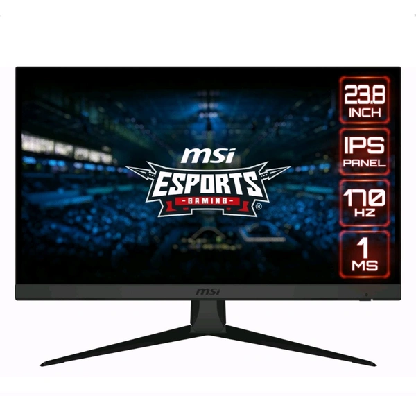 MSI G2422 23.8 Inch Full HD 170Hz Refresh Rate 1ms Gaming Monitor  - Black