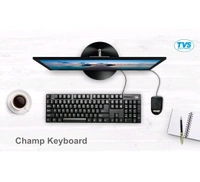 TVS ELECTRONICS Champ Wired Keyboard - Black