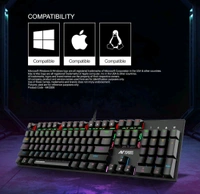 Ant Esports MK3200 V2 Wired Mechanical RGB Backlit Gaming Keyboard