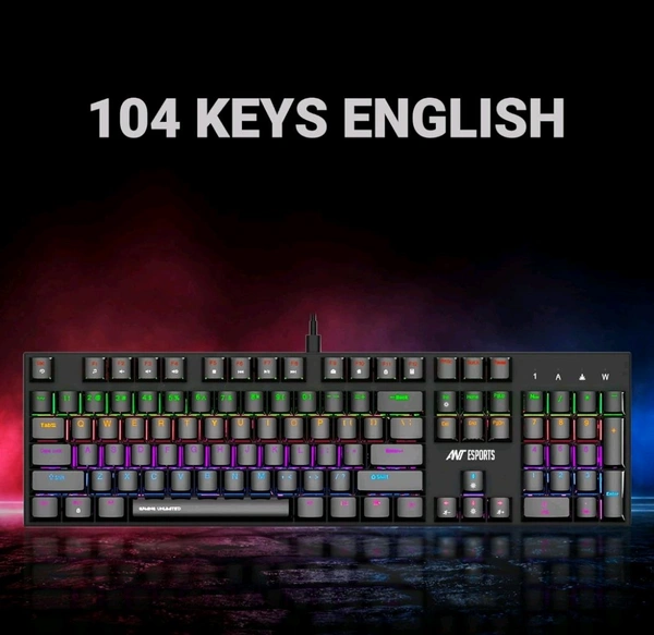 Ant Esports MK3200 V2 Wired Mechanical RGB Backlit Gaming Keyboard