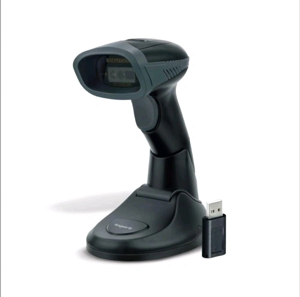 Fingers  FINGERS 2D-QuickScan WL5 Wireless Barcode Scanner - Black