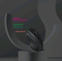 Fingers  FINGERS Duo-Recharge Wireless Deskset Mouse + Keyboard Combo - Black