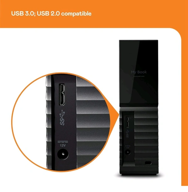 Western Digital  Hard Disk Drive WD External 4TB My Book Desktop  