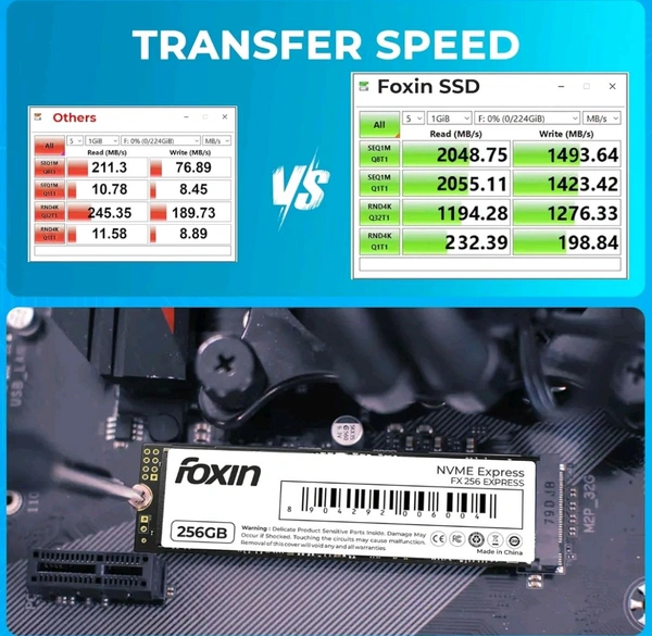 FOXIN Foxin SSD 256GB NVME