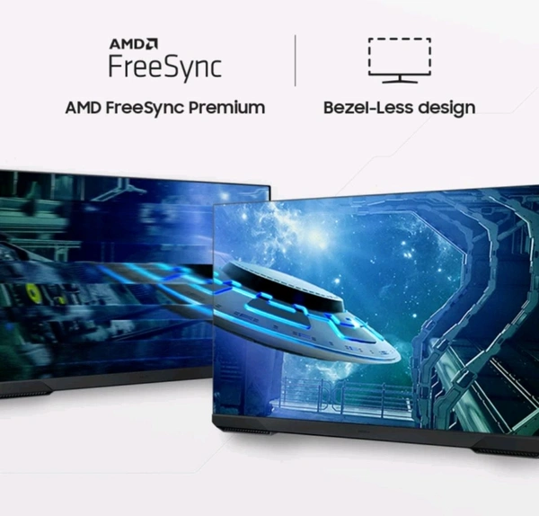 SAMSUNG  Samsung LS24AG322NWXXL Odyssey G3 24 Inch (60cm) FHD, 165 Hz, 1Ms Flat LED Gaming Monitor - Black