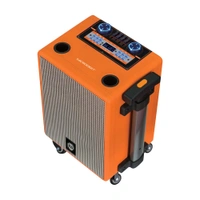 MICRODIGIT  Microdigit MD0093TS 1200W Trolley Speaker with Two Cordless Microphone 