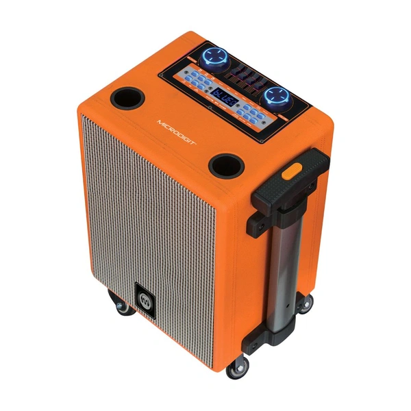 MICRODIGIT  Microdigit MD0093TS 1200W Trolley Speaker with Two Cordless Microphone 