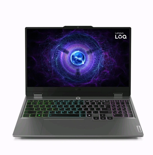 LENOVO  Lenovo 83GS008SIN LOQ Intel Core i5-12450HX 12th Gen 12GB/512GB RTX 2050 15.6 " Gaming Laptop  - Gray