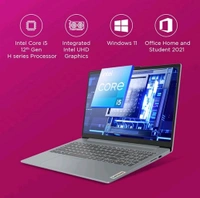 LENOVO  Lenovo IdeaPad Slim 3 Laptop 83EQ005TIN Intel Core i5-12450H, 8GB Ram 512GB SSD, 14" FHD TN Display, Intel UHD Graphics, Windows 11 - Gray
