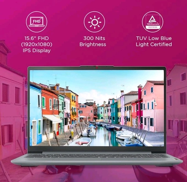 LENOVO  Lenovo IdeaPad Slim 3 Laptop 83EQ005TIN Intel Core i5-12450H, 8GB Ram 512GB SSD, 14" FHD TN Display, Intel UHD Graphics, Windows 11 - Gray