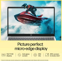 HP Laptop 15 AMD Ryzen™ 5 7520U, 15.6" FHD, 8GB LPDDR5, 512GB SSD, Dual Speakers,MSO,Windows 11 - Silver