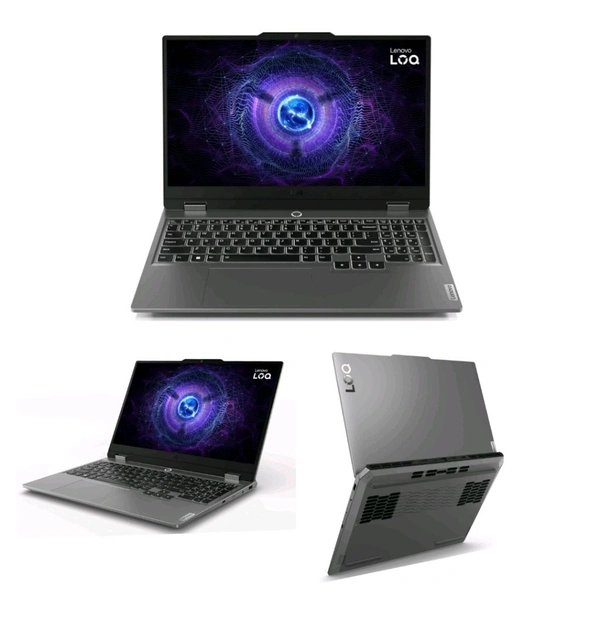 LENOVO  Lenovo LOQ 2024 AMD Ryzen 7 7435HS, NVIDIA RTX 4050-6GB, 24GB RAM, 512GB SSD, 15.6" Windows 11, 100% sRGB, Game Pass Gaming Laptop - Gray