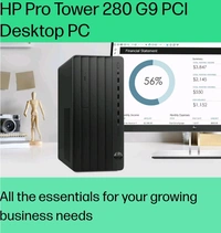 HP Pro Tower 280 G9 i5-12500/8GB/512GB/DOS PCI Desktop PC - Black