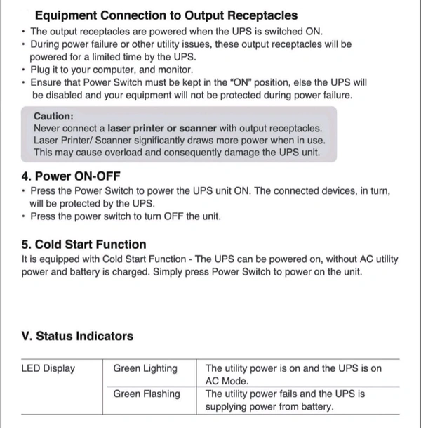 FINGERS  UPS Fingers FR-630 Fast-Recharge 600VA