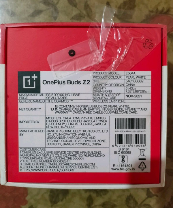 ONEPLUS  Oneplus Buds Z2 TWS - White