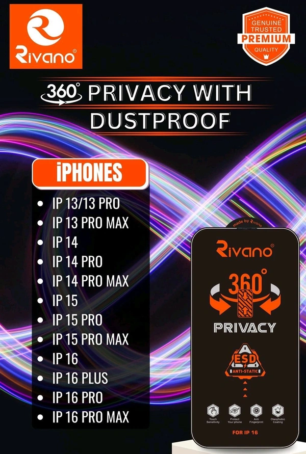 RIVANO Rivano Privacy Glass Premium Quality 
