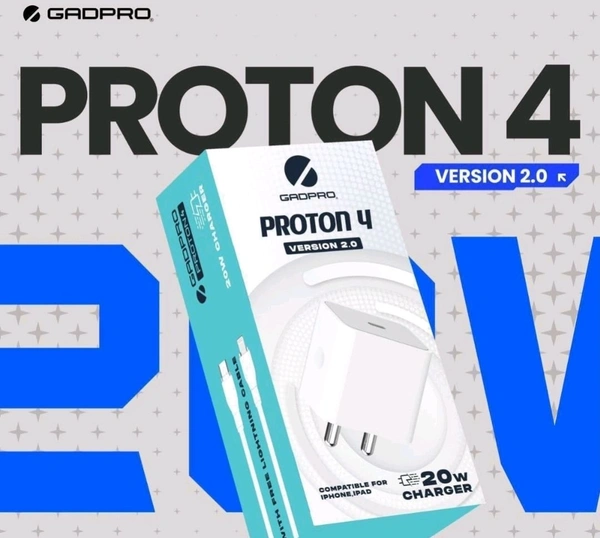 GADPRO  Gadpro PROTON 4 20W Type-C to Lightning PD Charger  - White