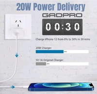 GADPRO  Gadpro PROTON 4 20W Type-C to Lightning PD Charger  - White