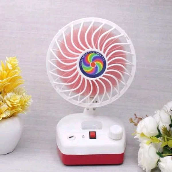 Rechargeable Fan and Emergncy Lamp