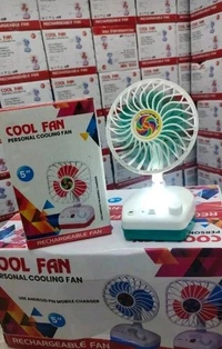 Rechargeable Fan and Emergncy Lamp