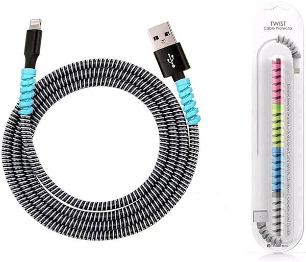Spiral Cable Prodector 1 Long And 4 Short