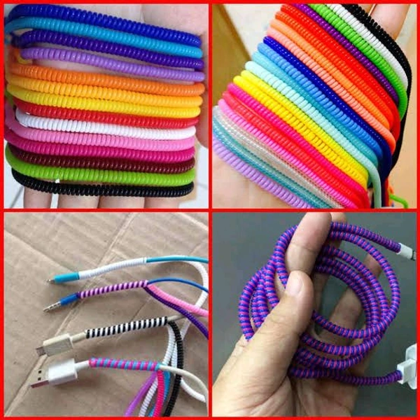 Spiral Cable Prodector 1 Long And 4 Short