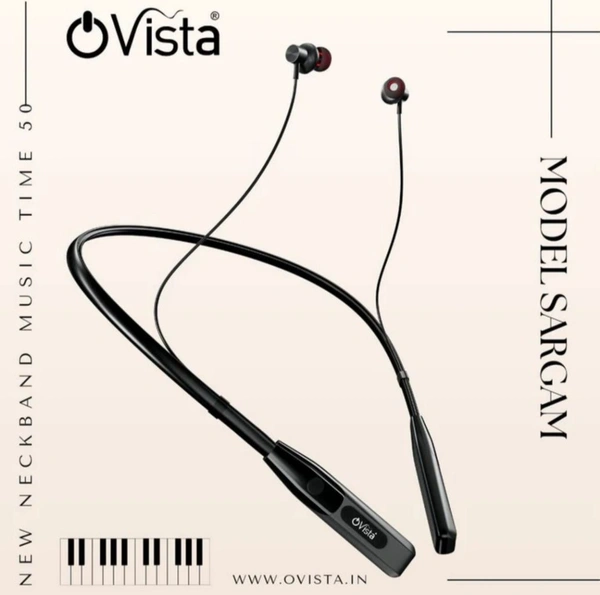 Ovista Sargam With 1 year Warranty - Black