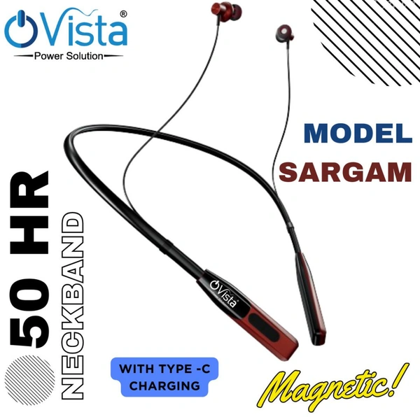 Ovista Sargam With 1 year Warranty - Black