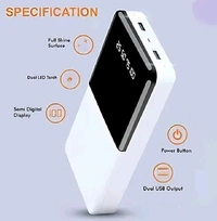 Ovista PRB046 20000mAH Power Bank With 1 Year Warranty